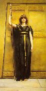 John William Godward Priestess oil painting on canvas
